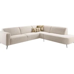 Hoekbank rechts Micco beige premium comfort