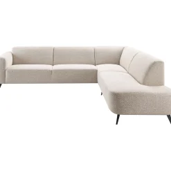 Hoekbank rechts Micco beige basic comfort