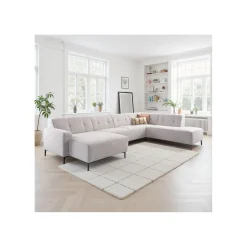 Hoekbank rechts Tordera grijs basic comfort