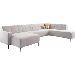 Hoekbank rechts Tordera grijs premium comfort