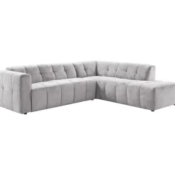 Hoekbank rechts Vizela grijs basic comfort