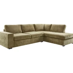 Hoekbank rechts Yukom groen basic comfort