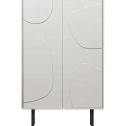 Opbergkast Atri 135x85x40 cm wit