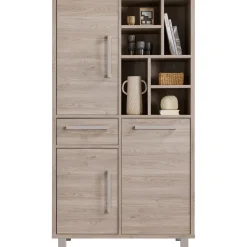 Opbergkast Gradoly 200x110x45 cm grijs