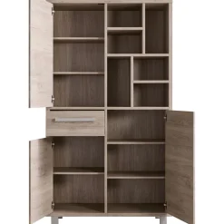 Opbergkast Gradoly 200x110x45 cm grijs