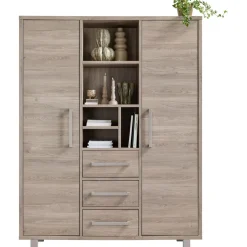 Opbergkast Gradoly 200x155x45 cm grijs