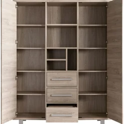 Opbergkast Gradoly 200x155x45 cm grijs