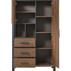 Opbergkast Mantera 170x100x048 cm donkerbruin