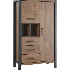 Opbergkast Mantera 170x100x048 cm donkerbruin