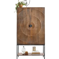 Opbergkast Nocona mangohout 190x100x41 cm