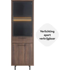 Opbergkast Tenino 200x65x45 cm bruin