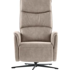 Relaxfauteuil Candora elektrisch microleder grijs