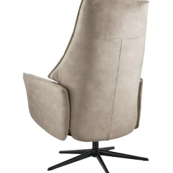 Relaxfauteuil Clay medium microleder taupe