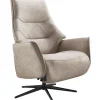 Relaxfauteuil Clay small microleder taupe