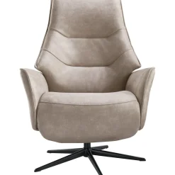 Relaxfauteuil Clay small microleder taupe