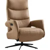 Relaxfauteuil electrisch verstelbaar Nortwood cognac