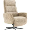 Relaxfauteuil Hezia medium bruin