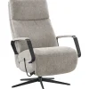 Relaxfauteuil Laterza large grijs
