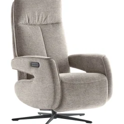 Relaxfauteuil Niland elektrisch grijs