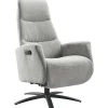 Relaxfauteuil Olindia elektrisch medium grijs