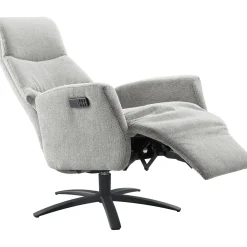 Relaxfauteuil Olindia elektrisch small grijs