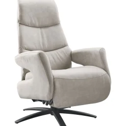 Relaxfauteuil Tolgia large microleder grijs