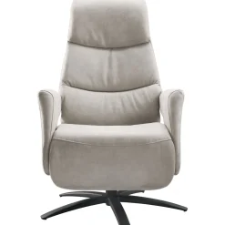 Relaxfauteuil Tolgia large microleder grijs