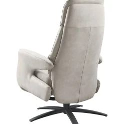 Relaxfauteuil Tolgia medium microleder grijs