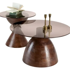 Salontafel Aboni mangohout 78 cm rond