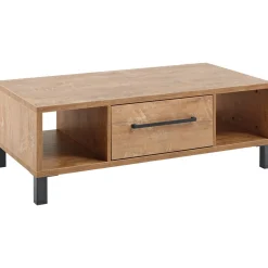 Salontafel Alva 125x68 cm orange teak rechthoekig