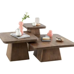 Salontafel Barru mangohout 75x75 cm vierkant