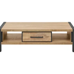 Salontafel Mantera lichtbruin 135x67 cm rechthoekig