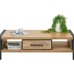 Salontafel Mantera lichtbruin 135x67 cm rechthoekig