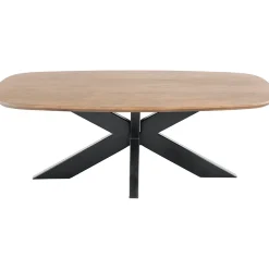 Salontafel Nocona mangohout 120x70 cm Deens ovaal