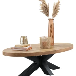 Salontafel Silvares 67x135 cm ovaal