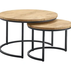 Salontafelset Belcoo oriënt 55 en 75 cm rond