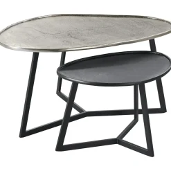 Salontafelset Novato 38 en 55 cm organisch