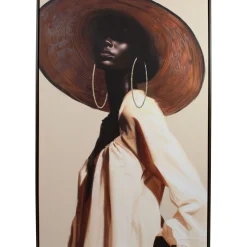 Schilderij Hilliard 122x82 cm vrouw