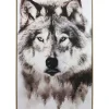 Schilderij Hilliard 122x82 cm wolf