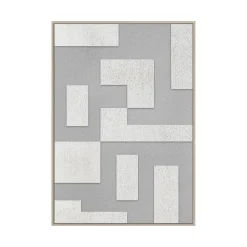 Schilderij Kolding 120x80 cm beige lijst