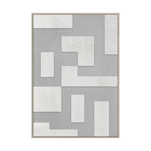 Schilderij Kolding 120x80 cm beige lijst