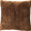 Sierkussen Goletta 45x45 cm gestreept bruin