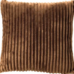 Sierkussen Goletta 45x45 cm gestreept bruin