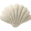 Sierkussen Westray 34x45 cm wit in schelpvorm