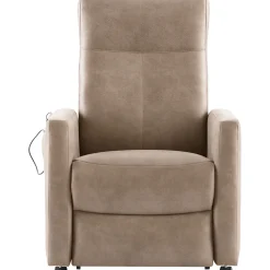 Sta-op stoel Novie 2-motorig medium microleder taupe