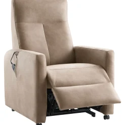 Sta-op stoel Novie 2-motorig medium microleder taupe