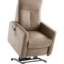 Sta-op stoel Novie 2-motorig medium microleder taupe