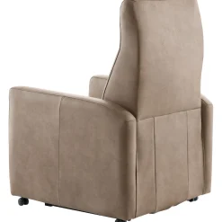 Sta-op stoel Novie 2-motorig medium microleder taupe
