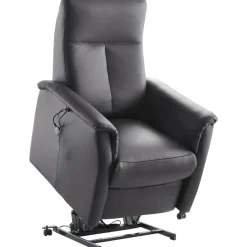 Sta-op stoel Waver elektrisch small zwart leer