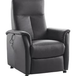 Sta-op stoel Waver elektrisch large zwart leer